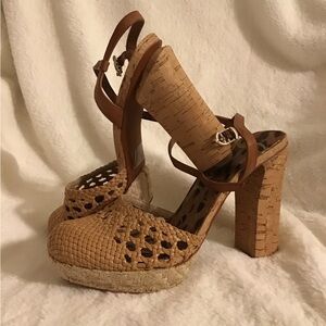 Sam Edelman 8.5 espadrilles heels Rella
